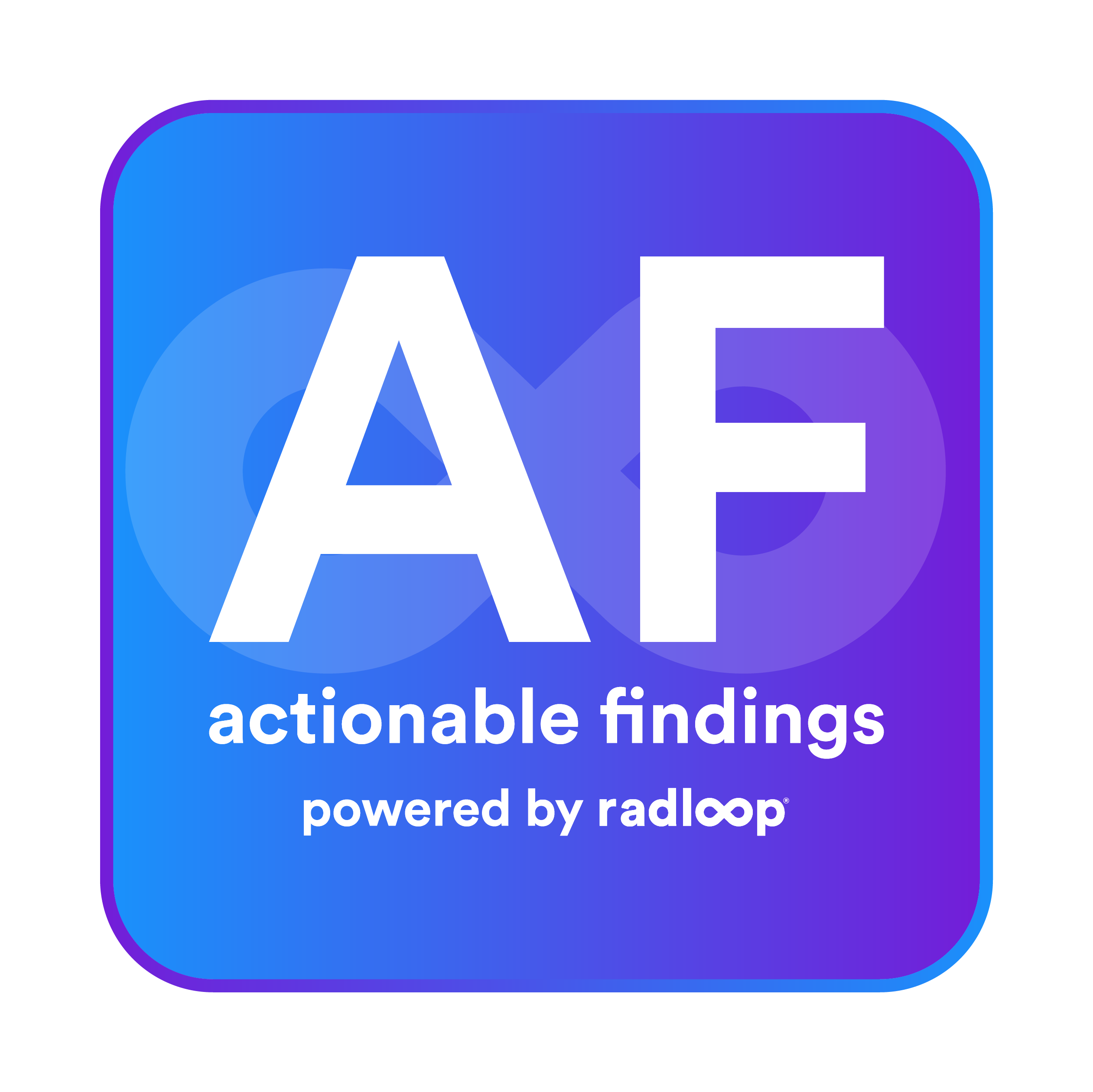 Radloop Actionable Findings